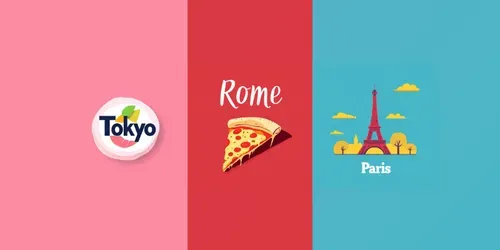 Minimalist Travel Posters generated by midjourney