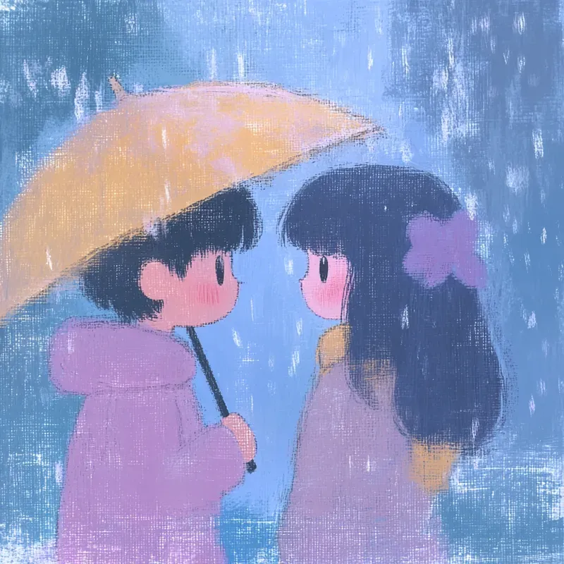Whimsical Animeinspired Pastel Scenes