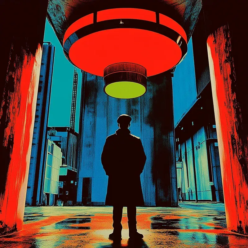 Noir Cyberpunk Cinematic Movie Posters