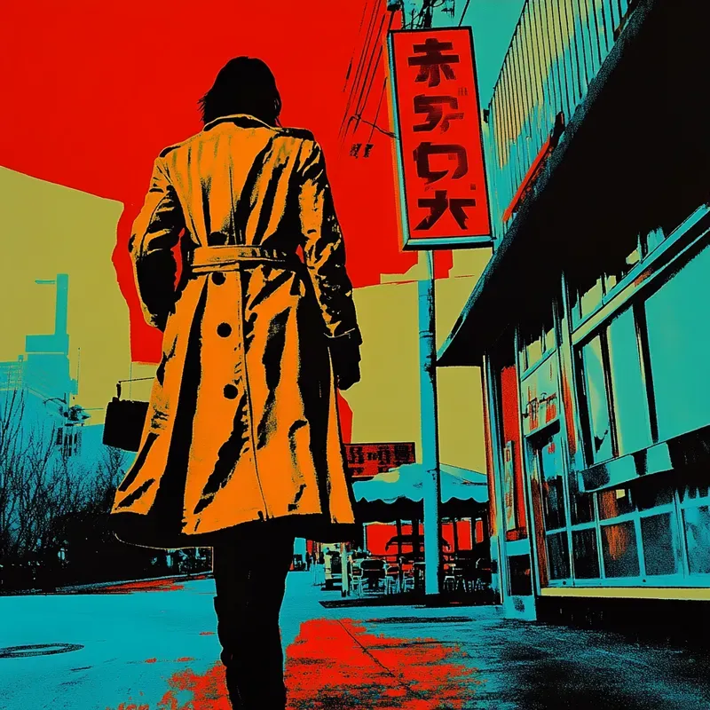 Noir Cyberpunk Cinematic Movie Posters