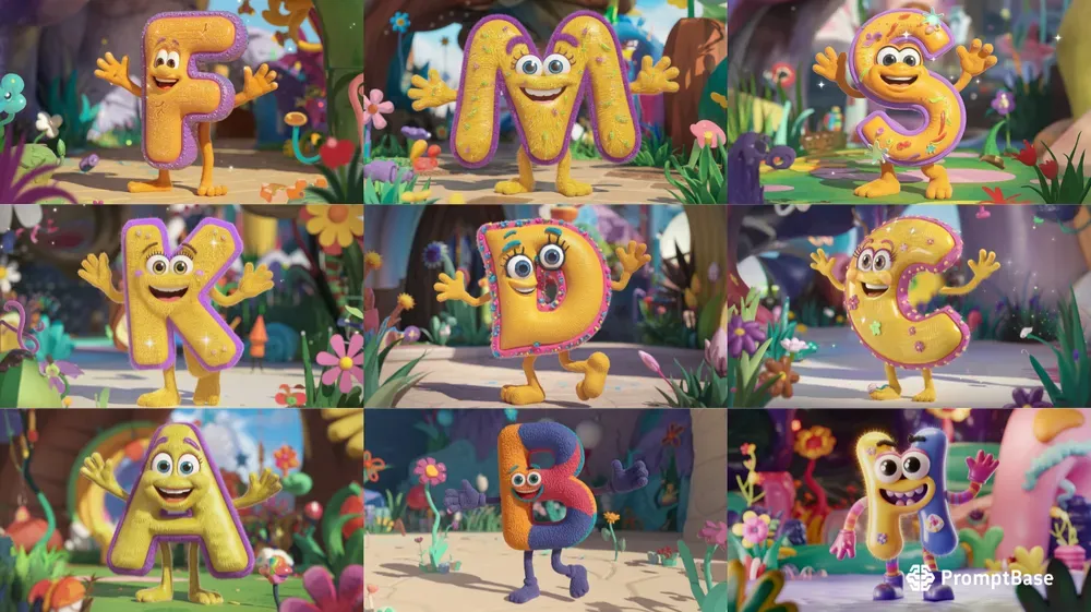 Alphabet Fun Abc Fun With Characters