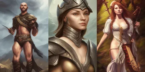 D&D Character Portrait Generator generated by stable-diffusion