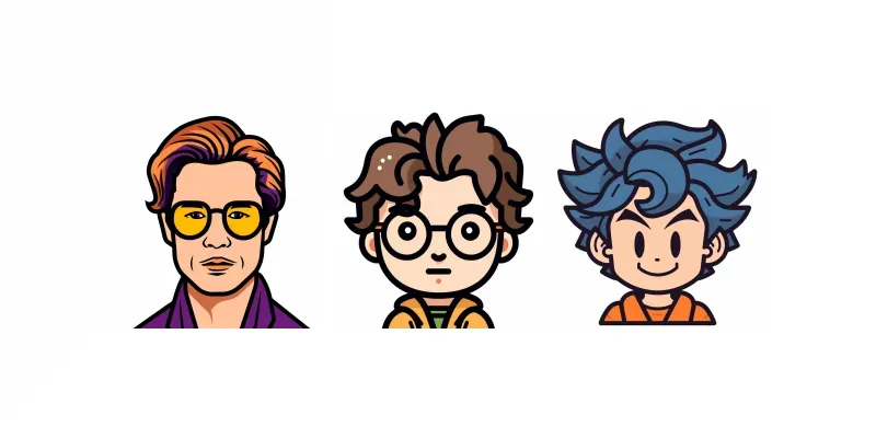 Avatars Of Popular Characters generated by undefined