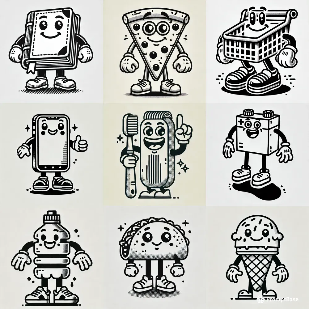 Vintage Creative Mascot Illustrations