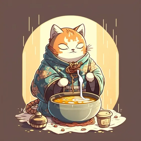 Japanese Themed Cats