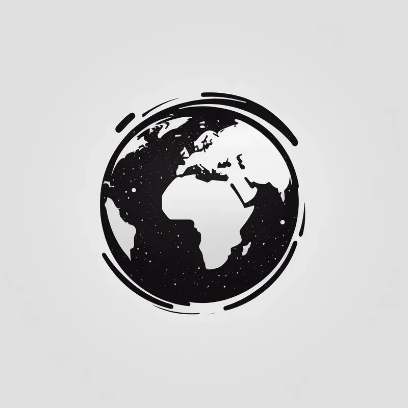 Modern Black And White Logos