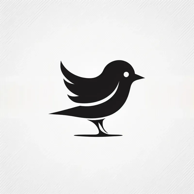 Modern Black And White Logos