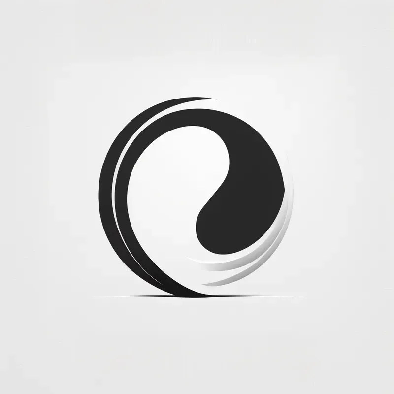 Modern Black And White Logos