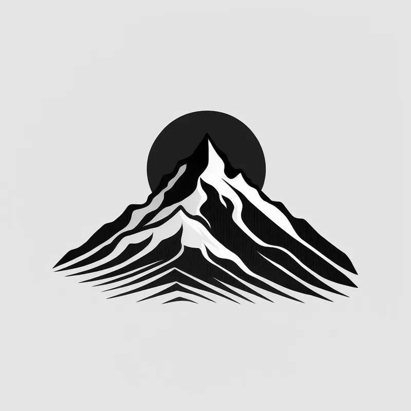 Modern Black And White Logos
