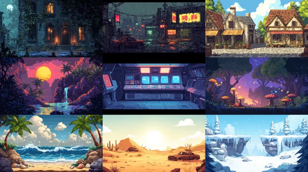 Dynamic 2D Video Game Background