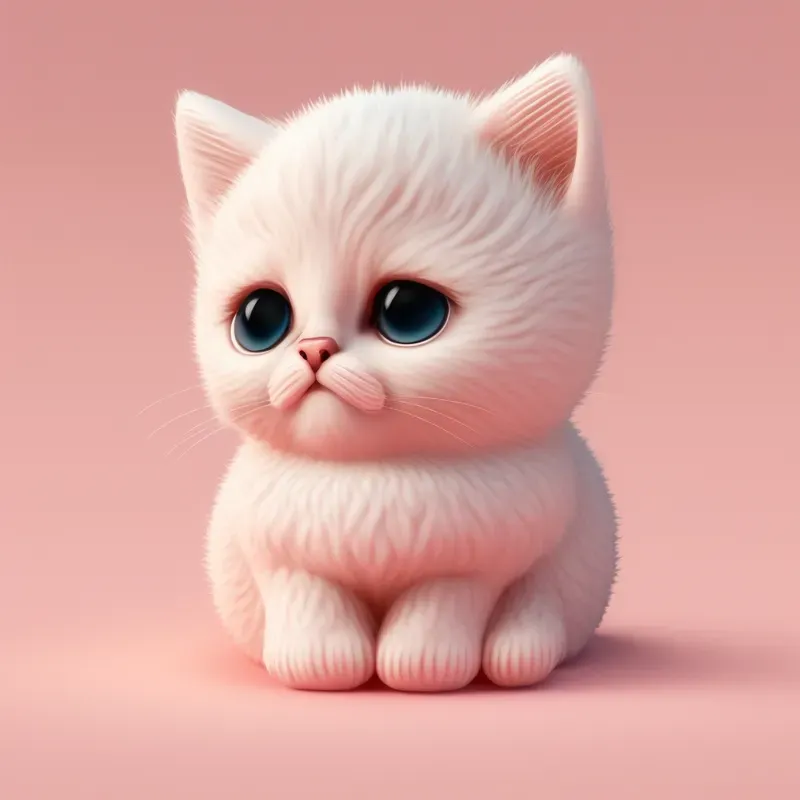 Cute 3D Cartoon Pets