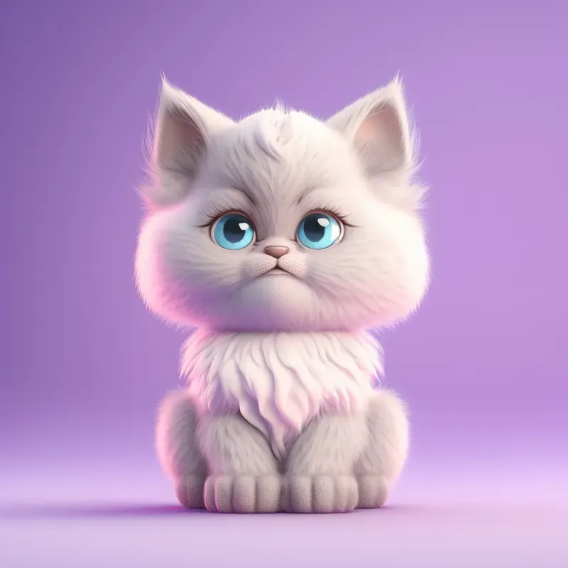 Cute 3D Cartoon Pets