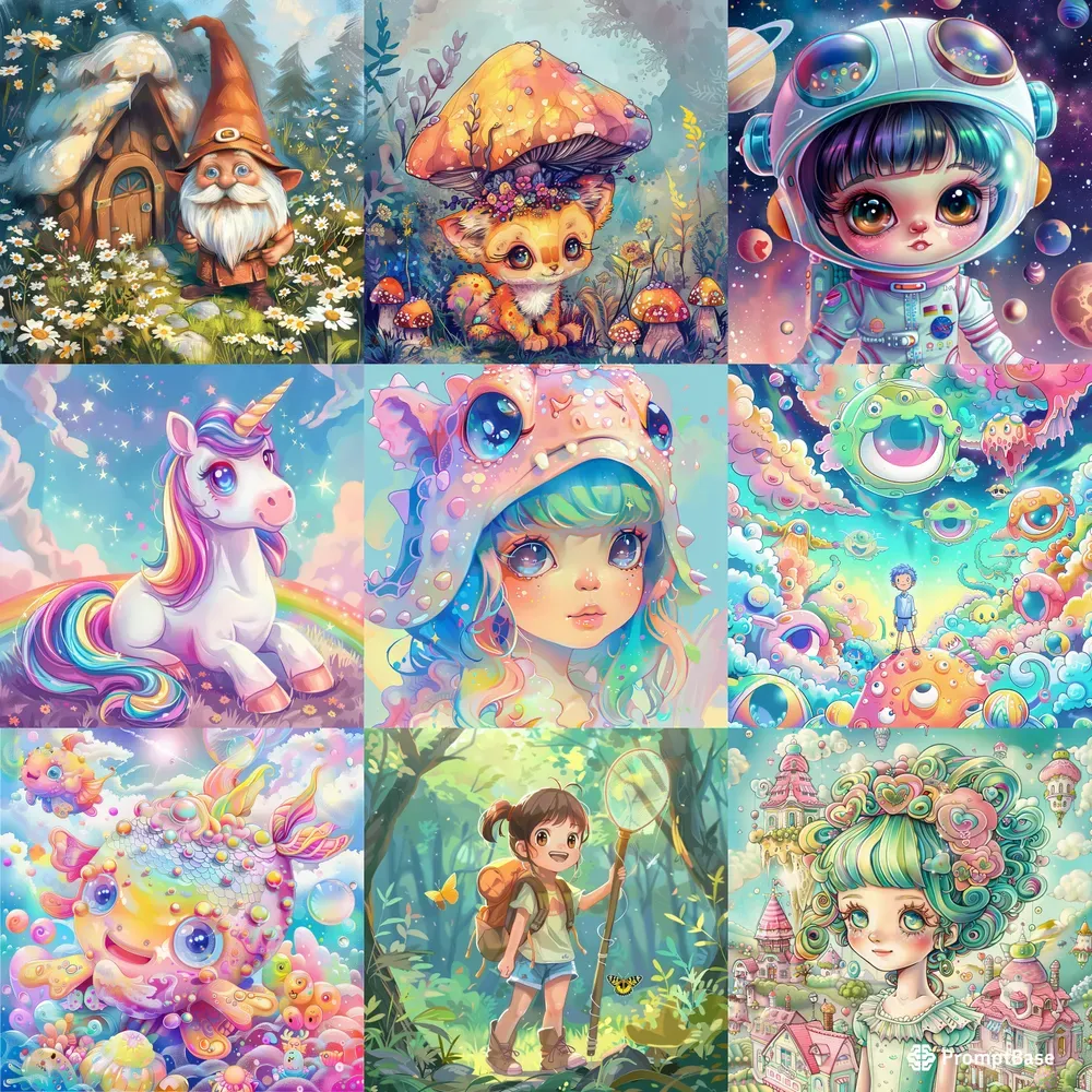 Cute Kawaii Anime Art Illustrations