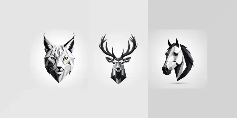 Modern Minimal Animal Icons generated by undefined
