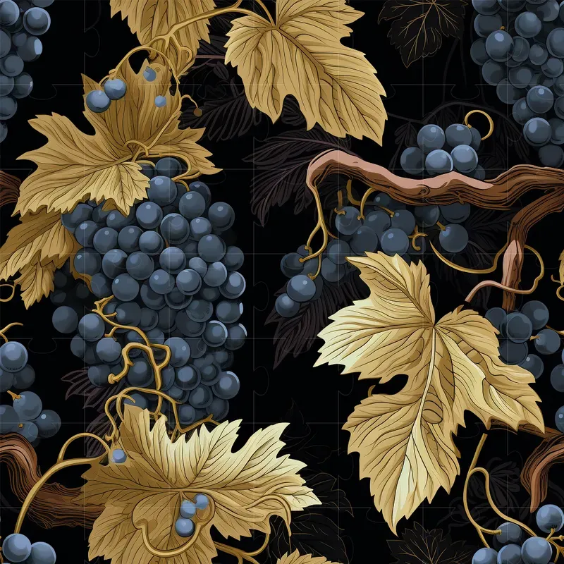 Classical Dark Floral Botanical Patterns