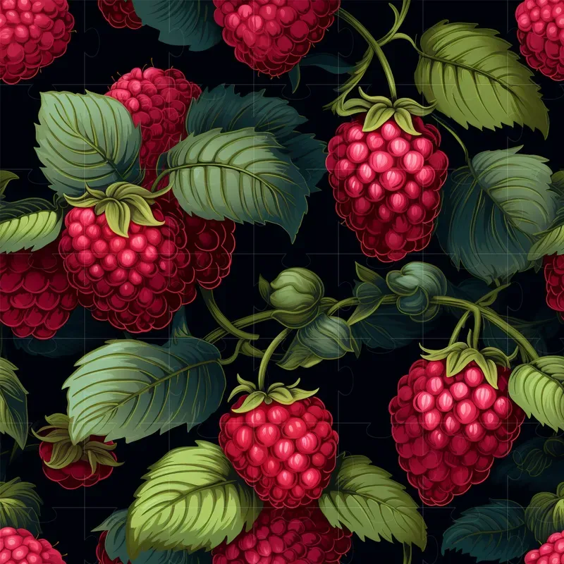 Classical Dark Floral Botanical Patterns