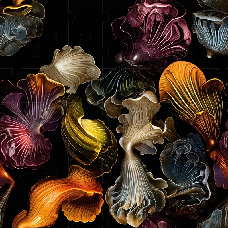 Classical Dark Floral Botanical Patterns