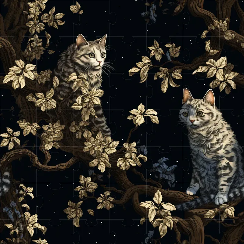 Classical Dark Floral Botanical Patterns