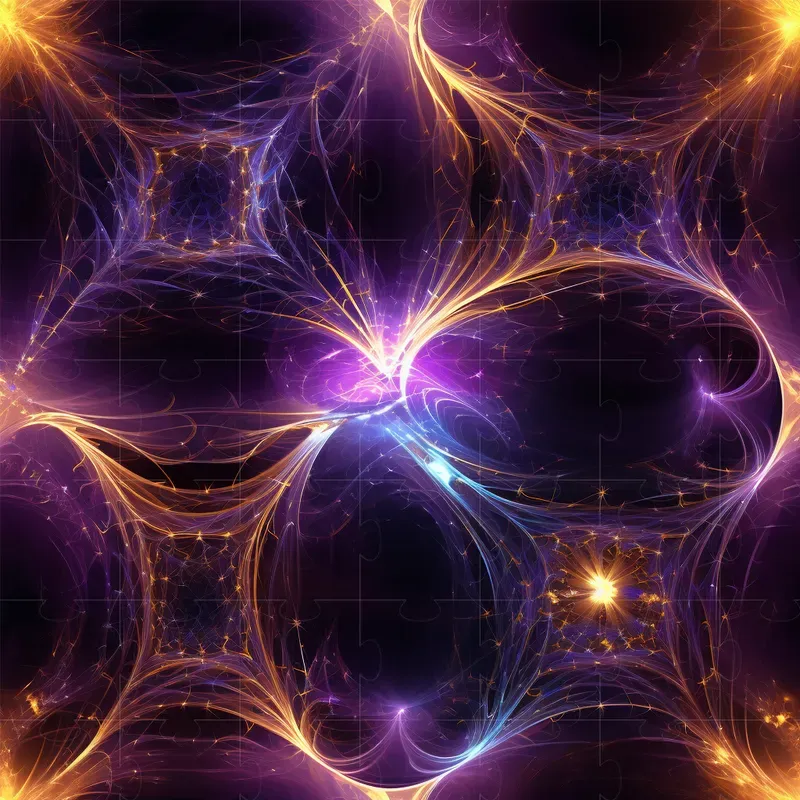 Abstract Colorful Repeating Patterns