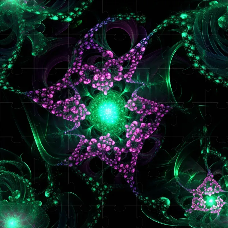 Abstract Colorful Repeating Patterns