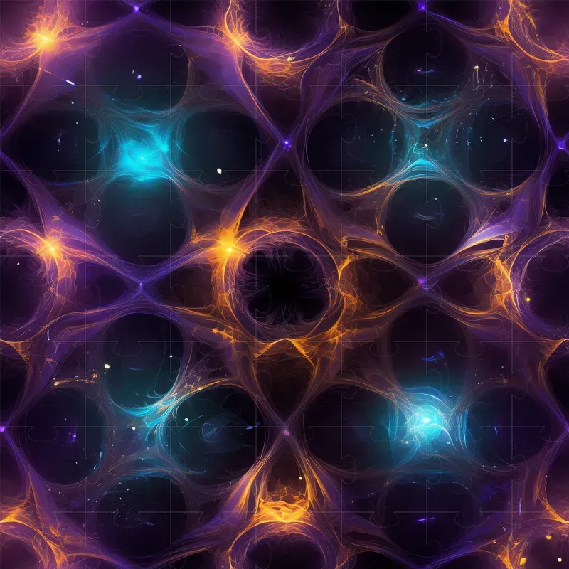 Abstract Colorful Repeating Patterns