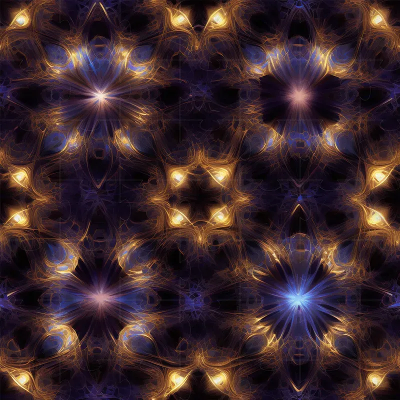 Abstract Colorful Repeating Patterns