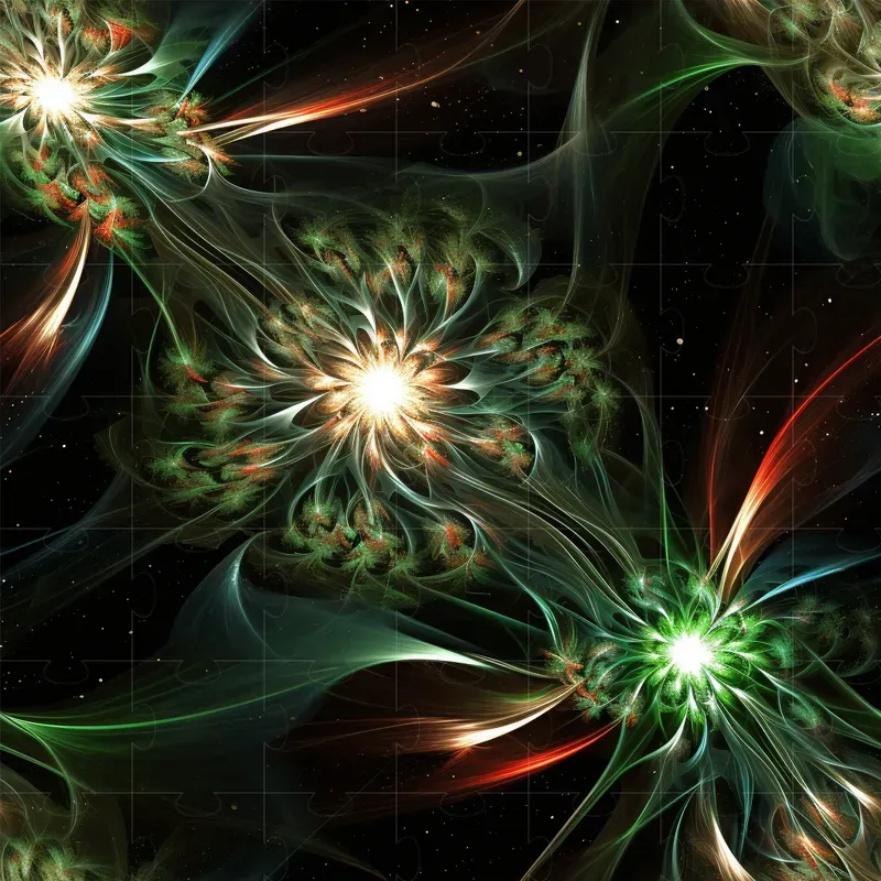 Abstract Colorful Repeating Patterns