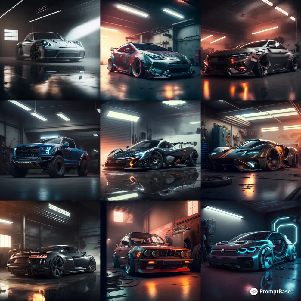 Cyberpunk Car Designs