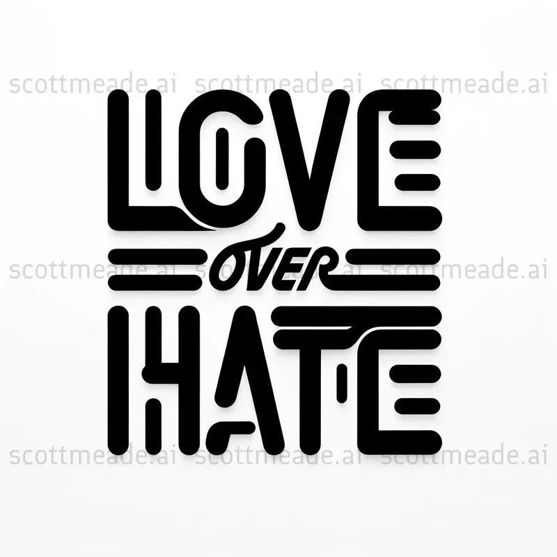 Bold Statement Typography Design