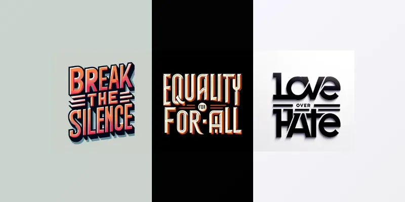 Bold Statement Typography Design generated by undefined