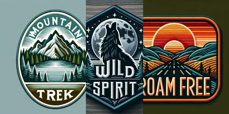 Stylish Patches And Badges Designs generated by undefined