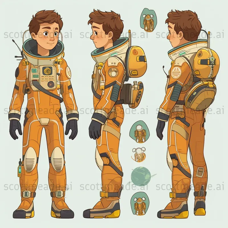Consistent Character Sheet Poses