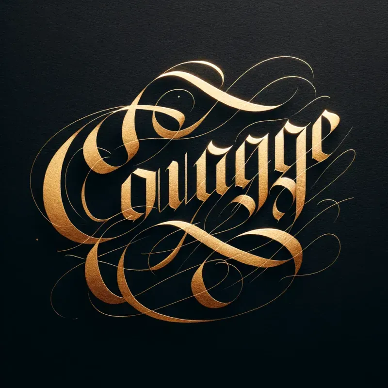 Elegant Calligraphy Art Composer