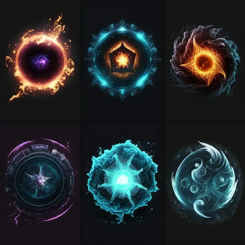 Magic Spell Icons For MMORPGs