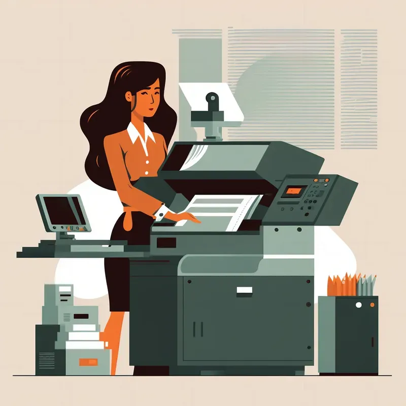 Business And Office Tasks Illustrations