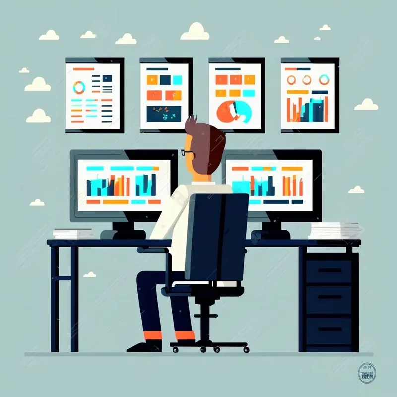 Business And Office Tasks Illustrations