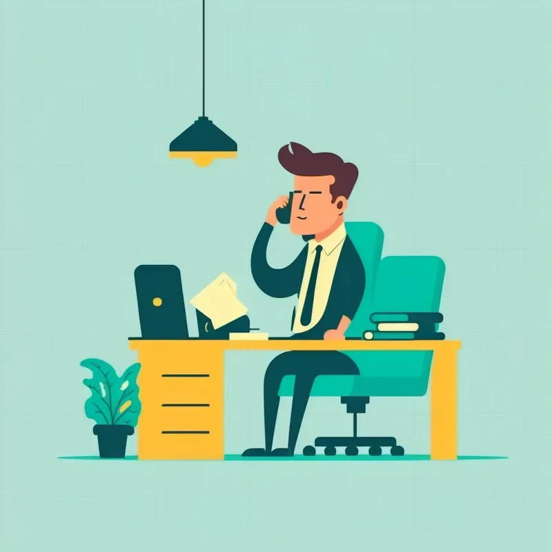 Business And Office Tasks Illustrations