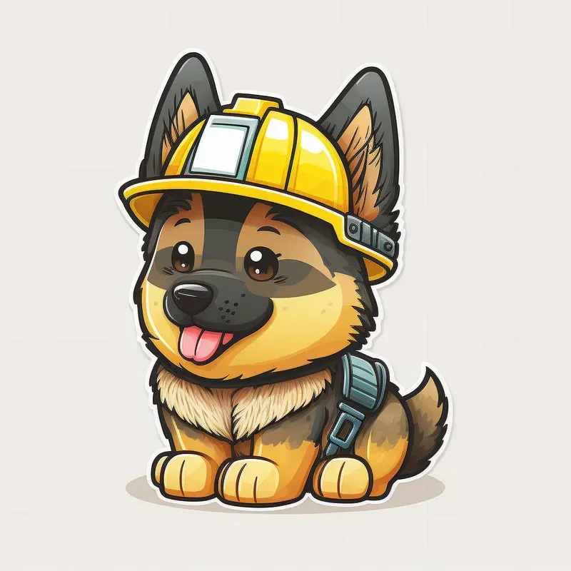 Career Animals Stickers