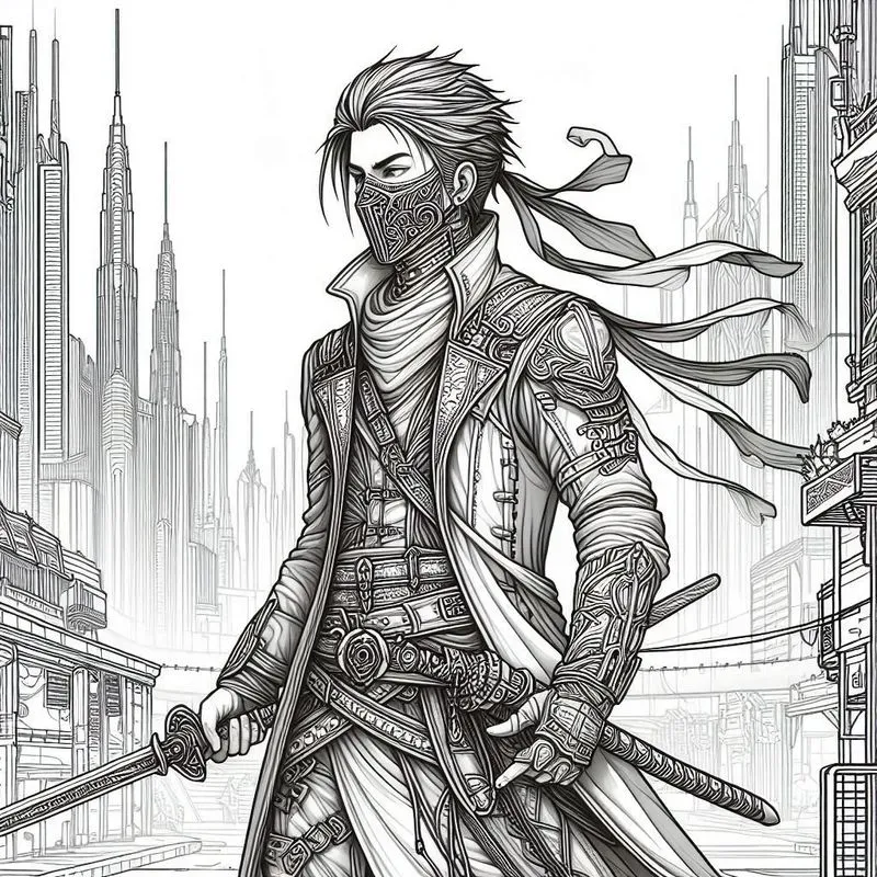 Color Your Worlds Customized Line Art