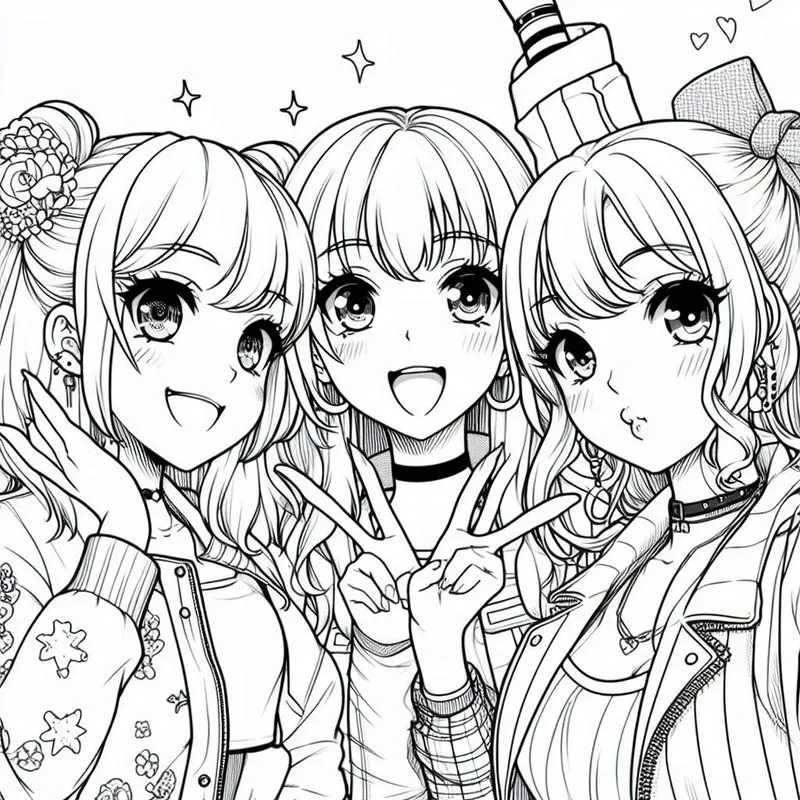 Color Your Worlds Customized Line Art