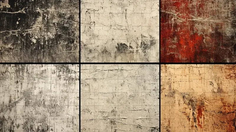 Grunge Texture Overlay Sets