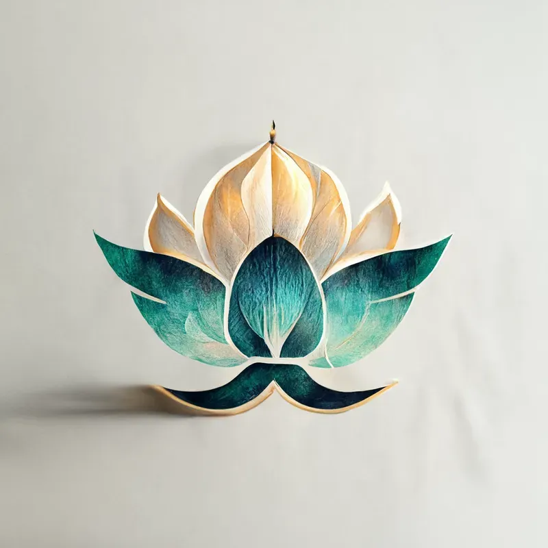 3D Lotus Logo
