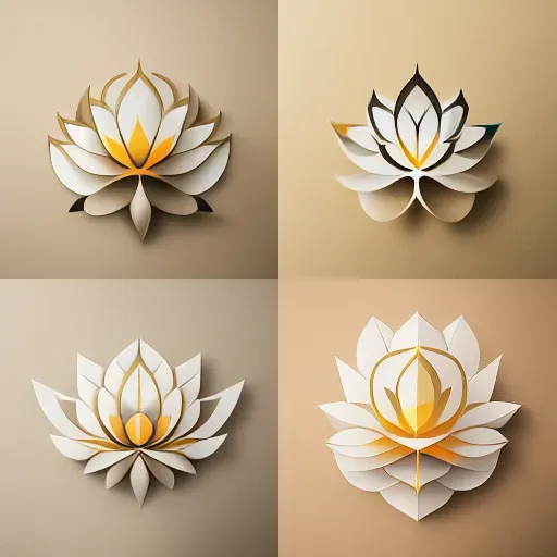 3D Lotus Logo