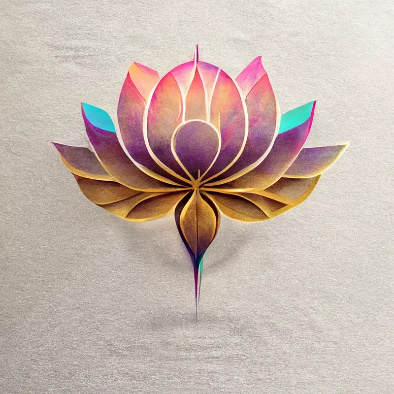 3D Lotus Logo