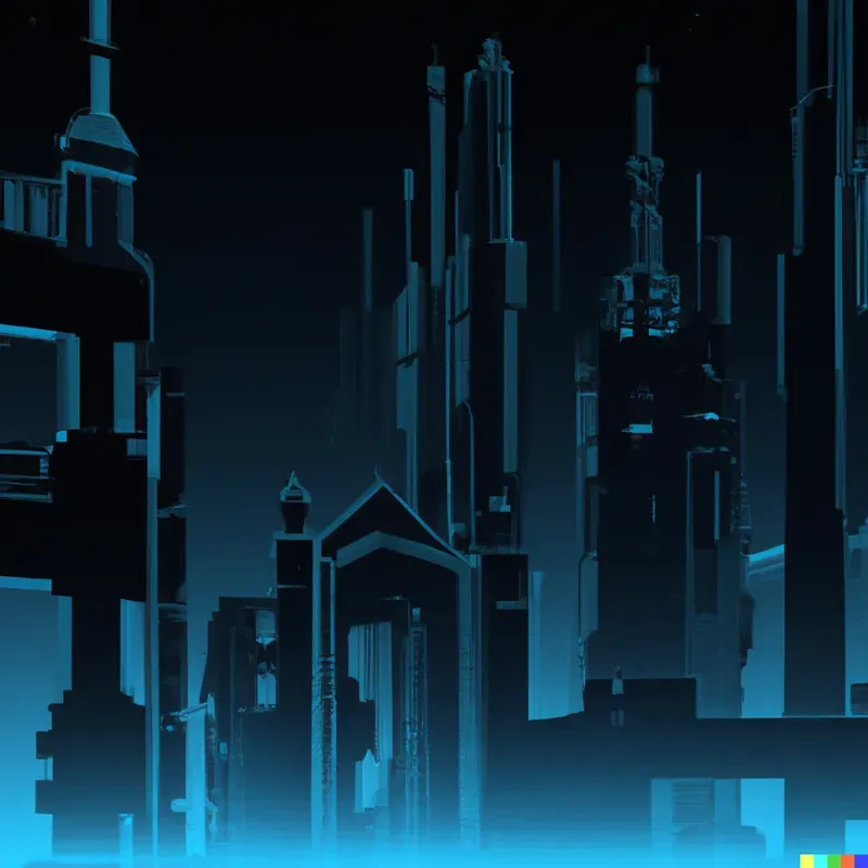 Futuristic City Backdrop
