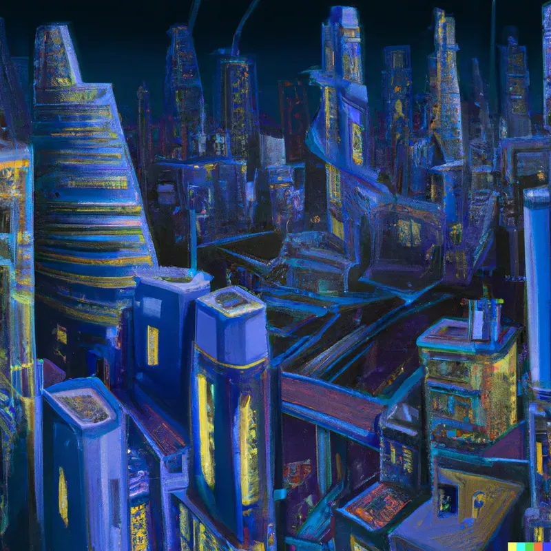 Futuristic City Backdrop