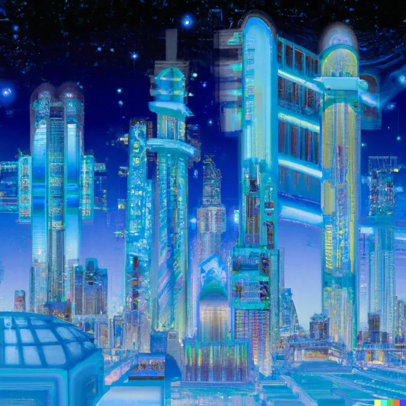 Futuristic City Backdrop