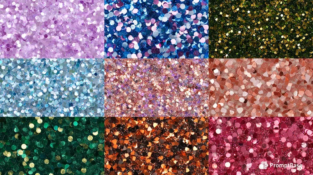 Glittering Sequin Texture Patterns