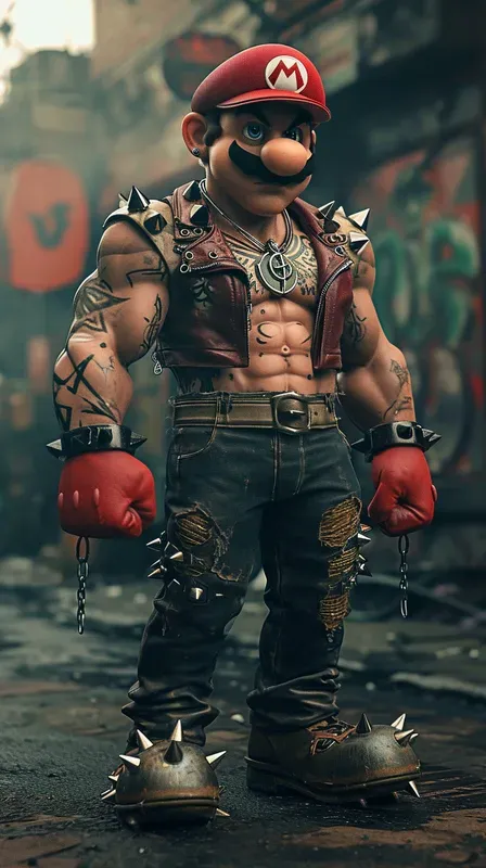 Characters And Superheroes As Gangsters