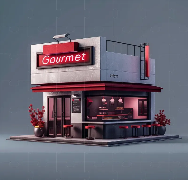 Customizable 3d Business Building Renders Midjourney Prompt Promptbase